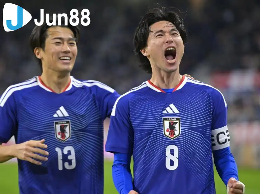 Nhật Bản vừa đánh bại Ghana với tỉ số thuyết phục 2-0 (Ảnh: X)